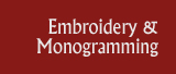 embroidery & monogramming